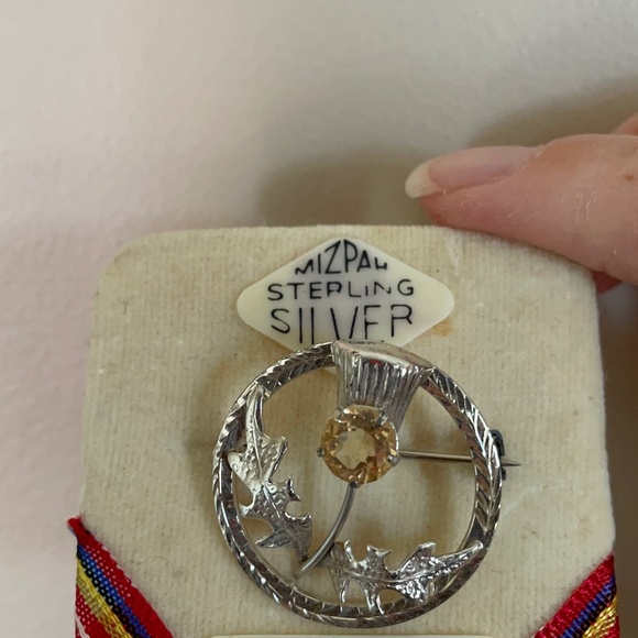 Scottish Thistle Brooch - Picture 1 of 3